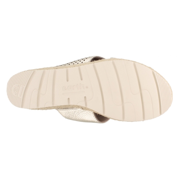 👣EARTH Madena Marigold Slides gold footwear - Picture 5 of 16